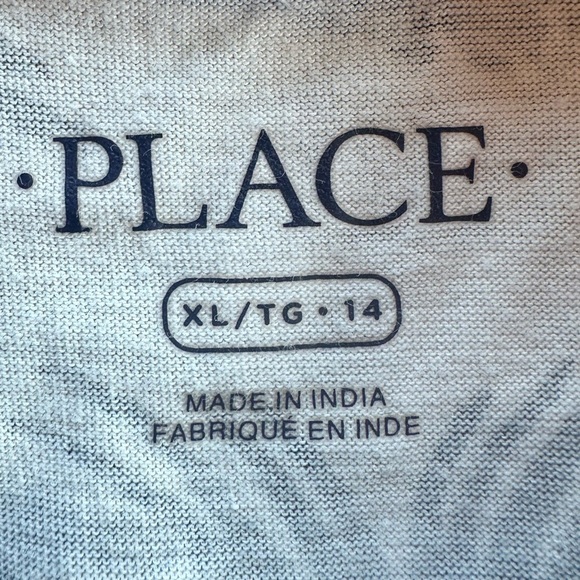 Children’s Place  Boys Navy Blue White Tropical Print Short Sleeve Polo Shirt XL - Picture 5 of 5